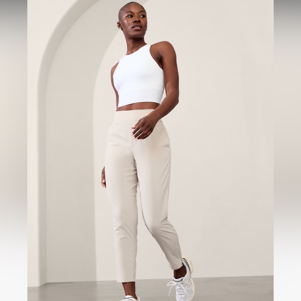 Brooklyn Midrise Ankle Pant Abalone Grey size 8